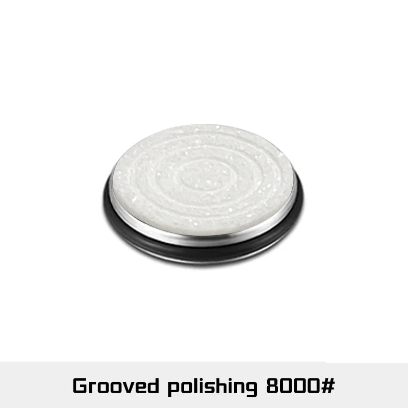 Grooved polishing 8000 grit replacement disc