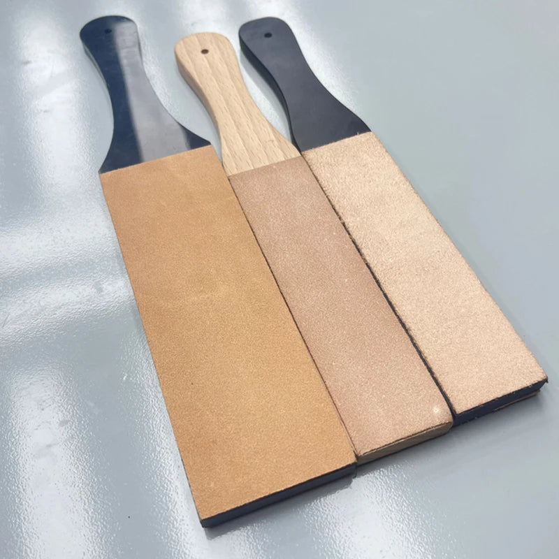 EdgeFinish leather strop and polishing compound set